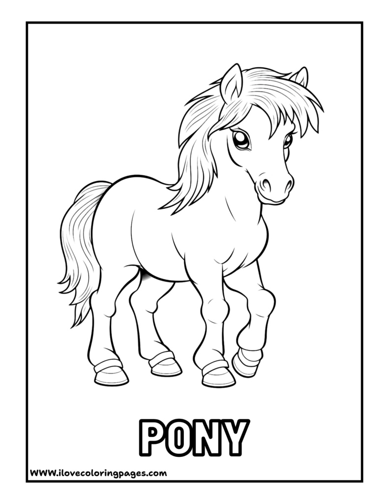 Pony Coloring Page