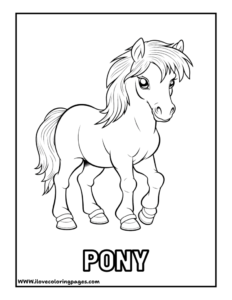Pony Coloring Page