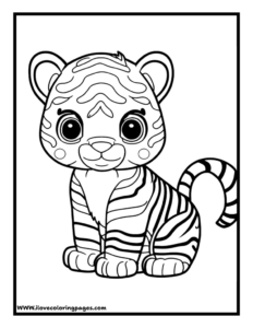 Tiger Coloring Page