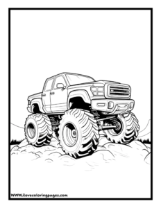 Truck Coloring Page